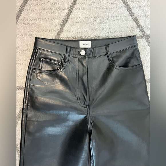 BNWOT Wilfred Vegan Leather Melina Pants - Picture 4 of 6